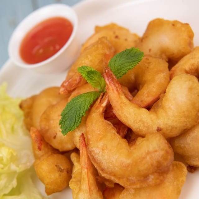 Crispy Fried Shrimp.